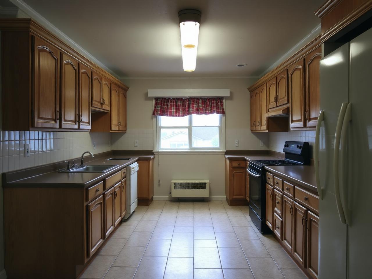 Dated kitchen before remodel in West Texas
